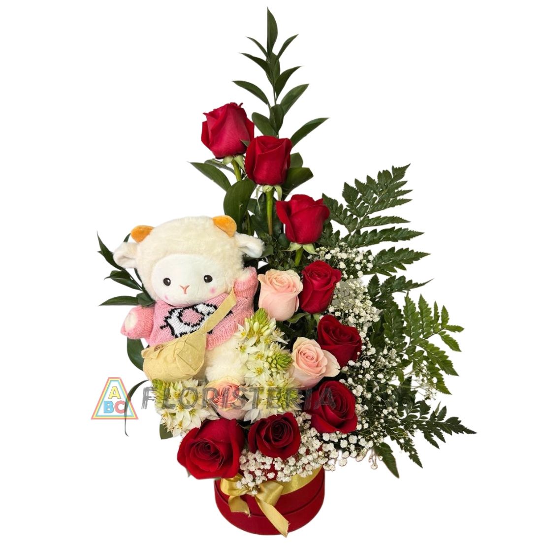 Media Luna Con Peluche ABC